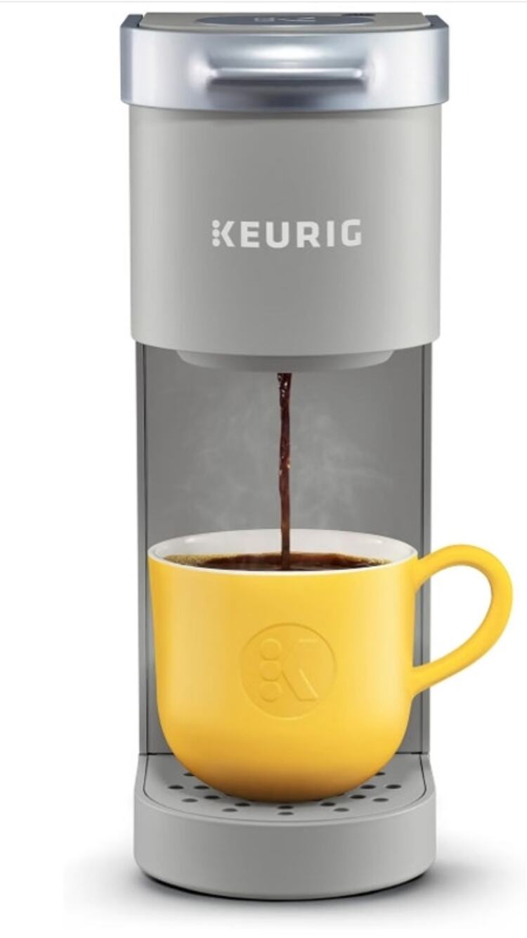 Keurig K-Mini Single Serve K-Cup Coffee Maker 6-12oz Studio Gray Open Box